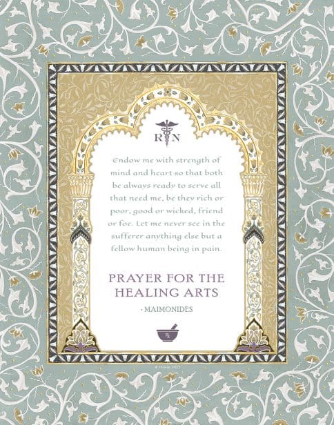 Nurse Prayer Gateway by Mickie Caspi WILLOW