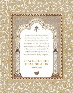 Nurse Prayer Gateway by Mickie Caspi TAWNY