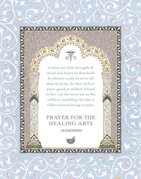 Nurse Prayer Gateway by Mickie Caspi GLACIAL